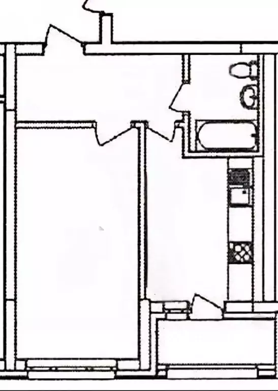 1-к кв. Башкортостан, Уфа ул. Ленина, 162/1 (38.0 м) - Фото 1