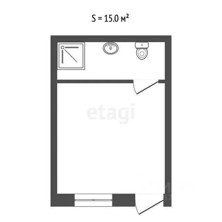 Студия Краснодарский край, Анапа Алексеевка мкр, ул. Ленинградская, ... - Фото 2