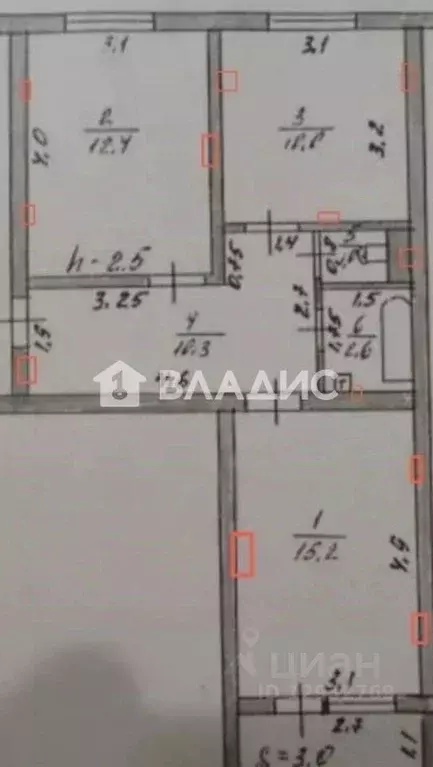 2-к кв. Пензенская область, Сердобск ул. Ленина, 226А (50.0 м) - Фото 2