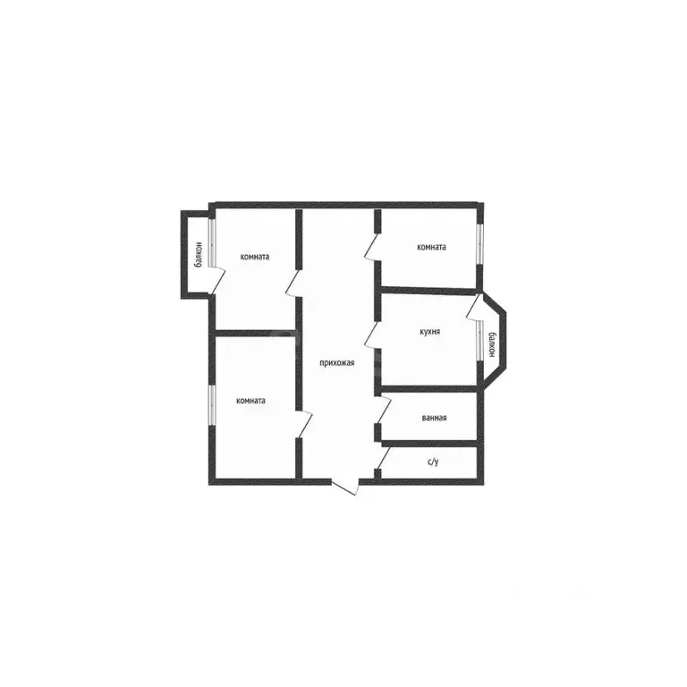 3-к кв. Белгородская область, Строитель Яковлевский городской округ, ... - Фото 1