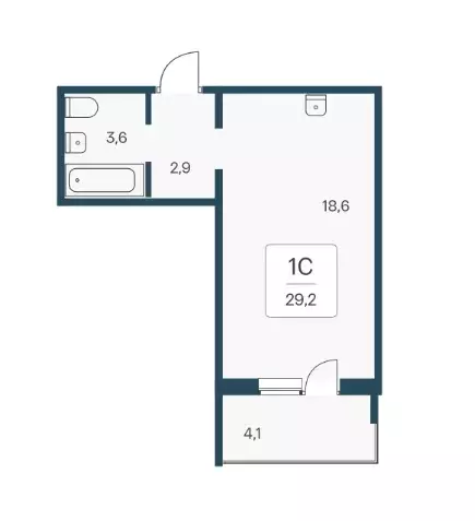 Продаётся квартира-студия, 29.2 м - Фото 0