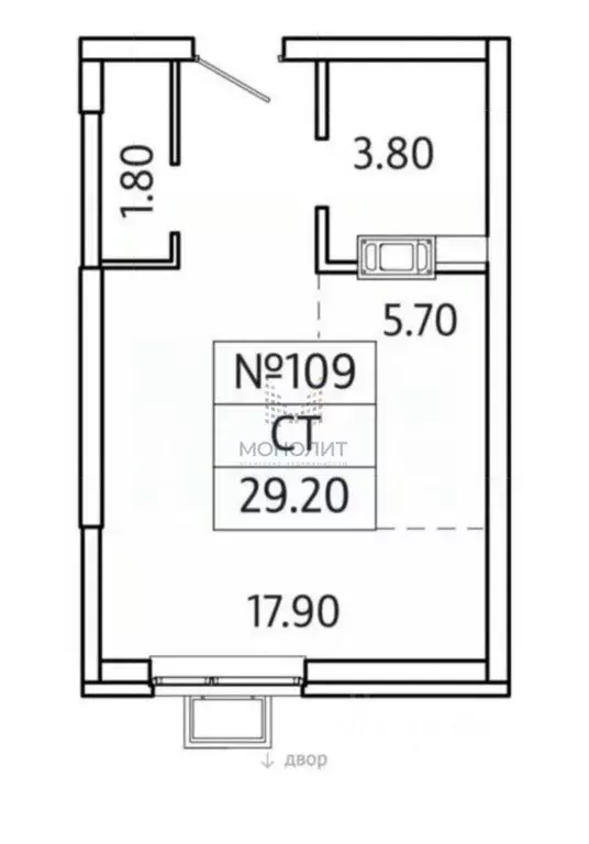 Студия Московская область, Ленинский городской округ, д. Сапроново ул. ... - Фото 2