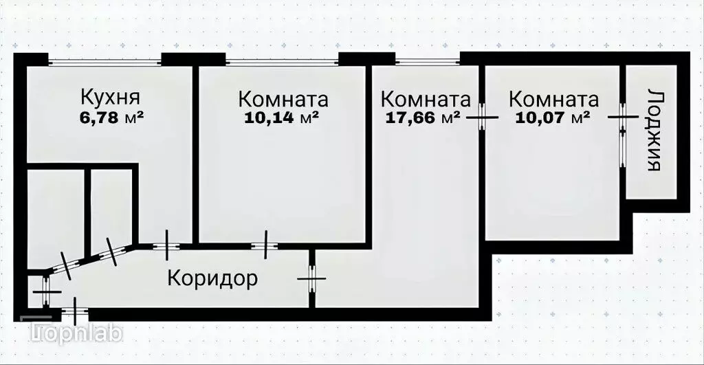 3-комнатная квартира: Санкт-Петербург, улица Шотмана, 12к1 (54.7 м) - Фото 1