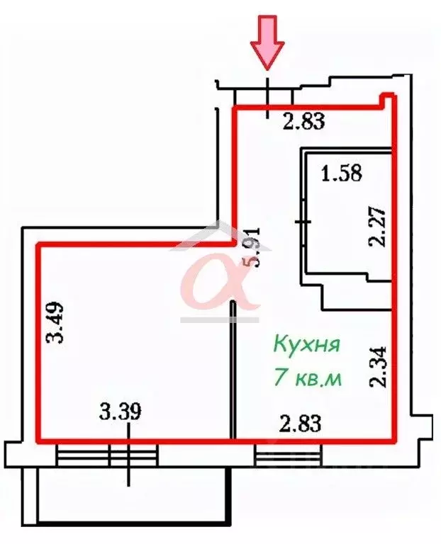 1-к кв. Кемеровская область, Кемерово ул. Тухачевского, 29Б (27.5 м) - Фото 1