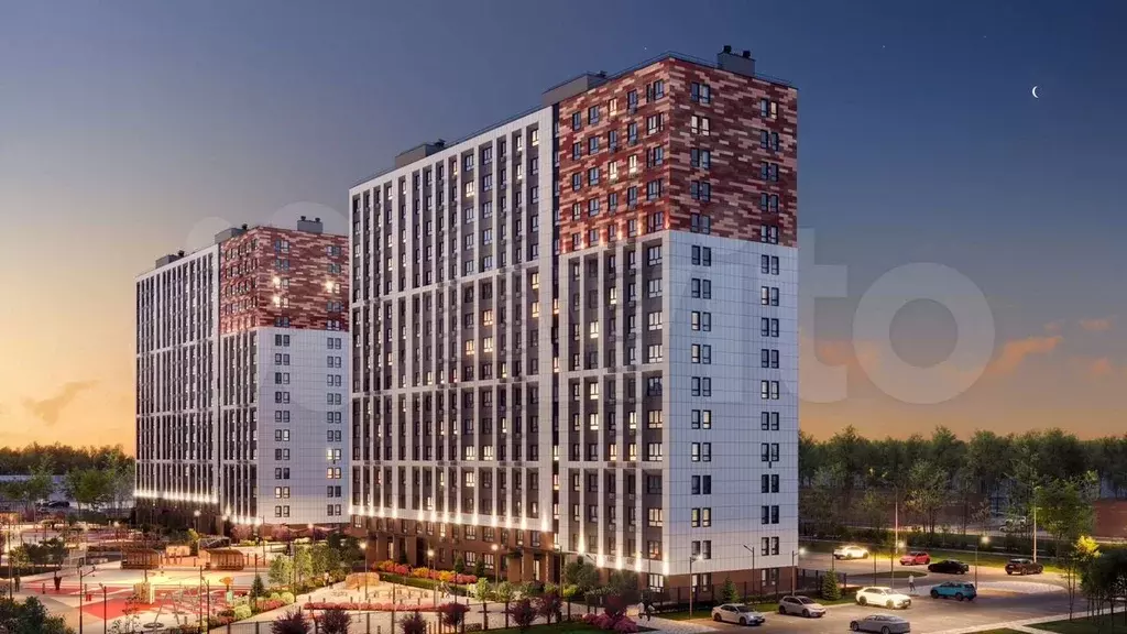 1-к. квартира, 37,6 м, 10/16 эт. - Фото 1