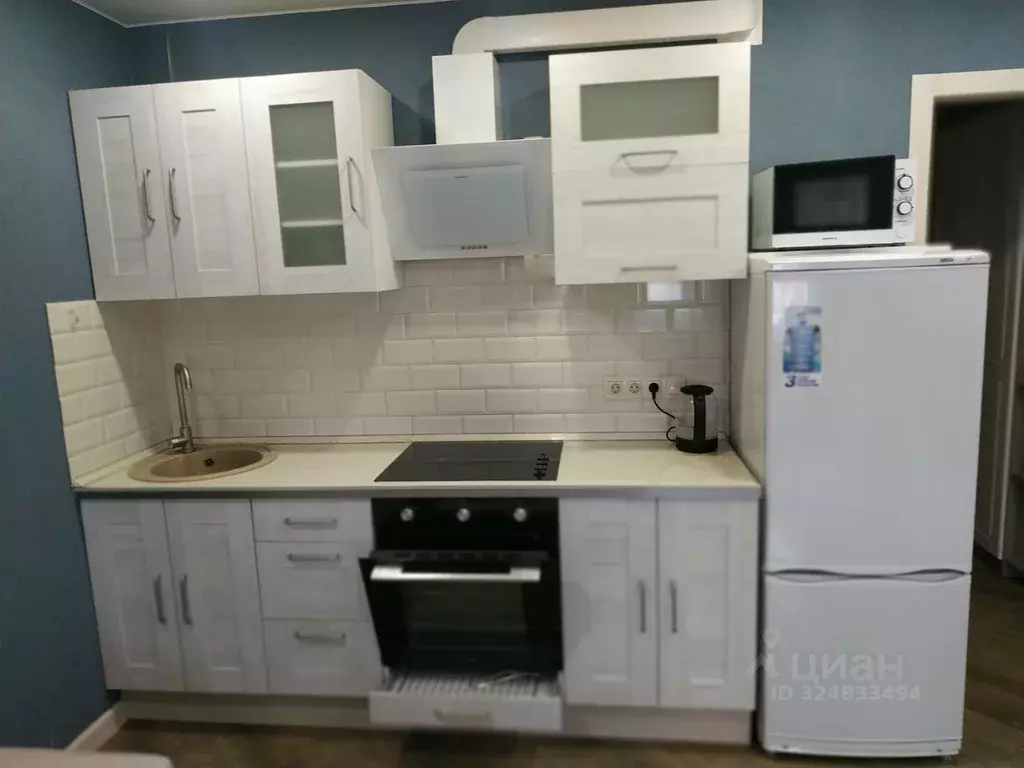 Студия Московская область, Домодедово Южный мкр, ул. Курыжова, 30 ... - Фото 1