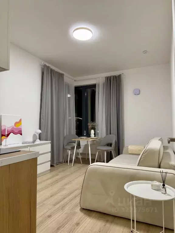 Студия Санкт-Петербург наб. Миклухо-Маклая, 3к1 (21.2 м) - Фото 0