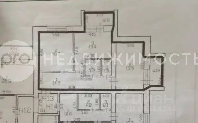 2-к кв. Рязанская область, Рязань ул. Мещерская, 24/8 (80.3 м) - Фото 2