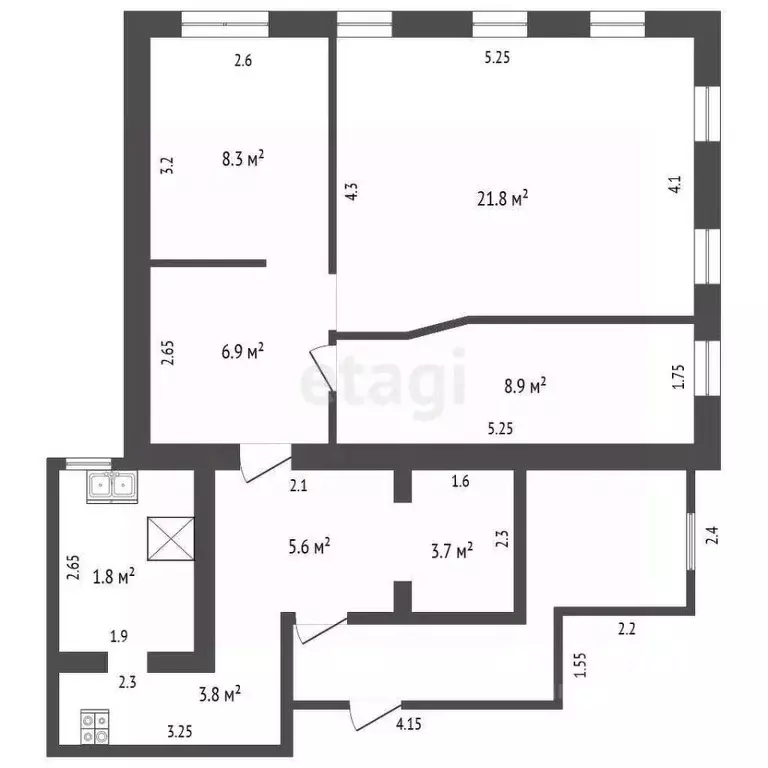 Дом в Мордовия, с. Ичалки ул. Кривошеева, 18 (64 м) - Фото 1