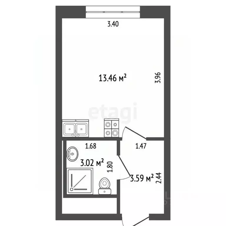 Студия Московская область, Ленинский городской округ, Бутово пгт ... - Фото 2