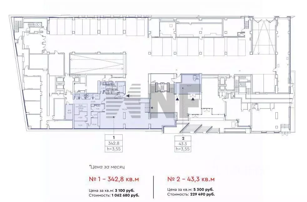 Торговая площадь в Москва просп. Академика Сахарова, 9 (343 м) - Фото 1