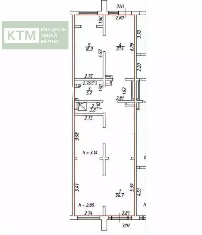 Помещение свободного назначения (102.4 м) - Фото 2