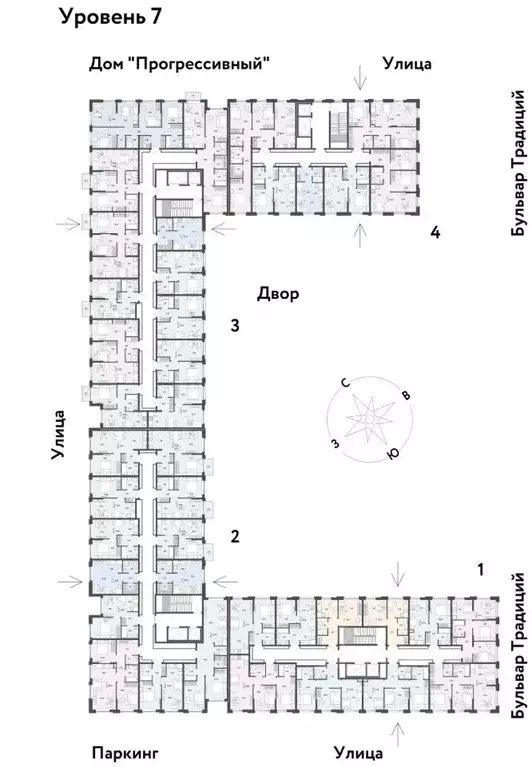 3-к кв. Тюменская область, Тюмень ул. Андрея Кореневского, 1к1 (57.91 ... - Фото 0