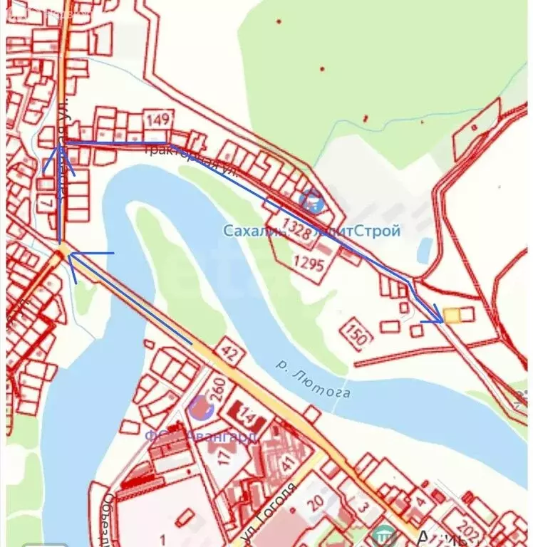 Участок в Анива, Тракторная улица (10 м) - Фото 1