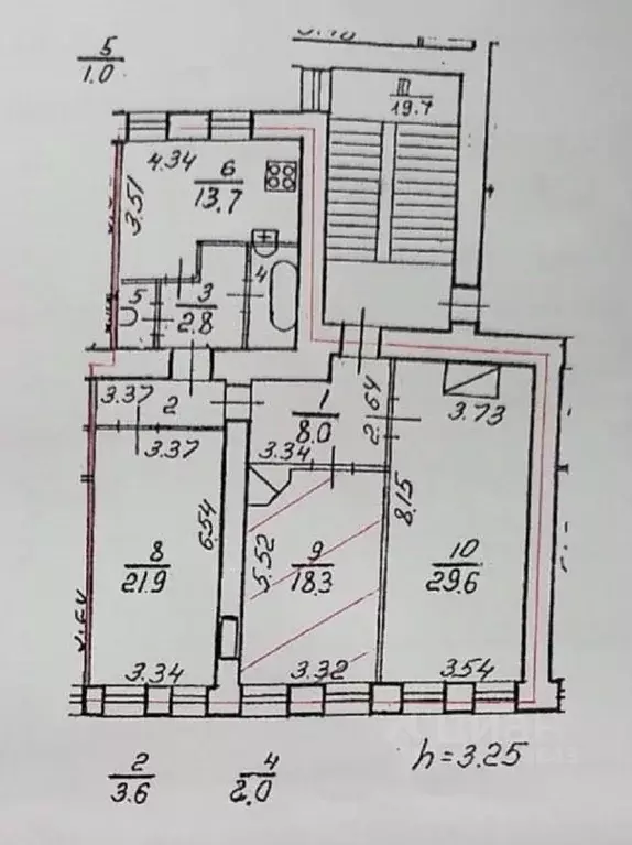 Комната Санкт-Петербург ул. Достоевского, 20-22 (18.3 м) - Фото 1