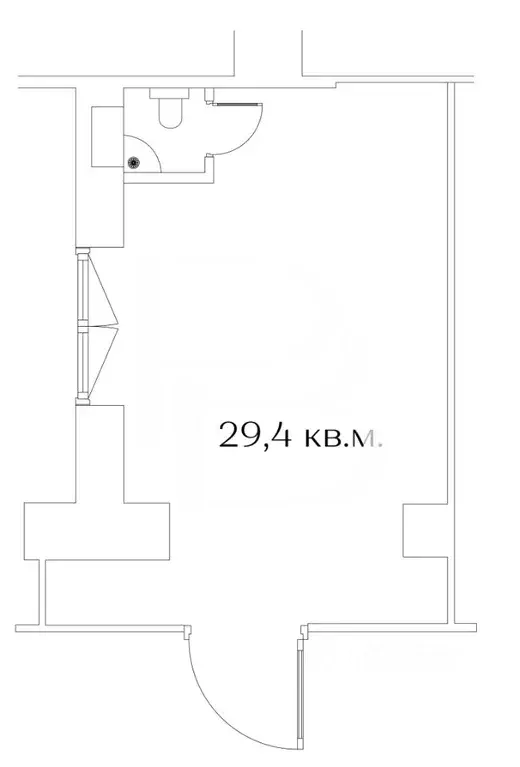 Торговая площадь в Москва ул. Красная Пресня, 38 (29 м) - Фото 1