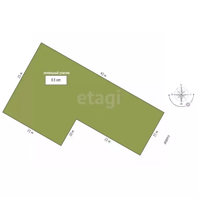 Участок в Хабаровский край, Хабаровский район, Мичуринское с/пос, ... - Фото 2