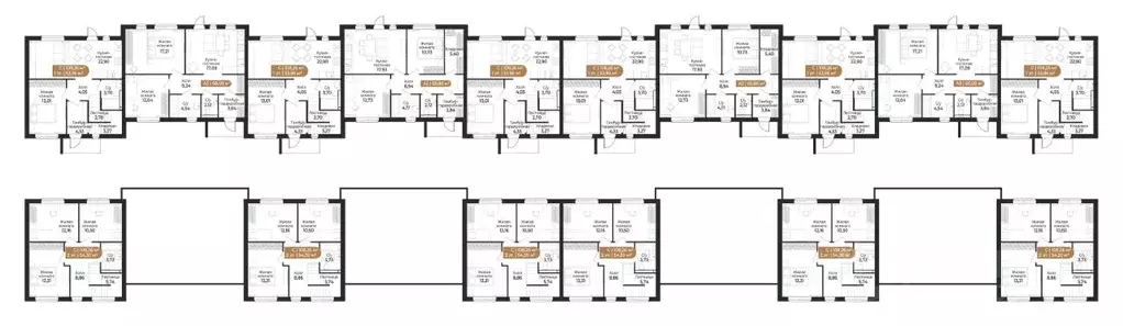 Таунхаус в Ленинградская область, Всеволожск ш. Южное (66 м) - Фото 1