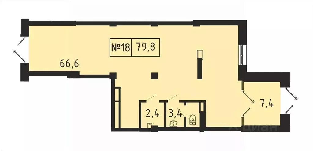 Офис в Московская область, Мытищи городской округ, д. Пирогово ... - Фото 1