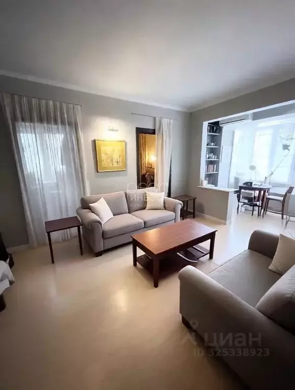 3-к кв. Краснодарский край, Сочи Гагарина мкр, бул. Цветной, 10 (43.0 ... - Фото 1