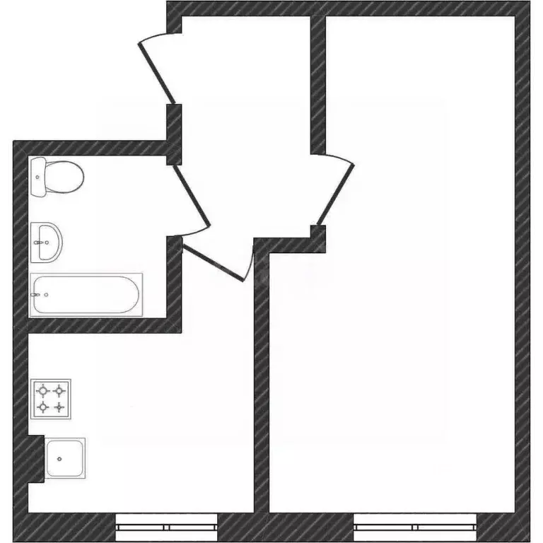 1-к кв. Костромская область, Кострома ул. Радиозаводская, 62 (34.1 м) - Фото 2