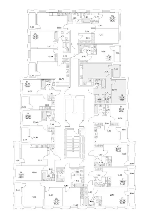 1-к кв. Санкт-Петербург  (49.6 м) - Фото 2