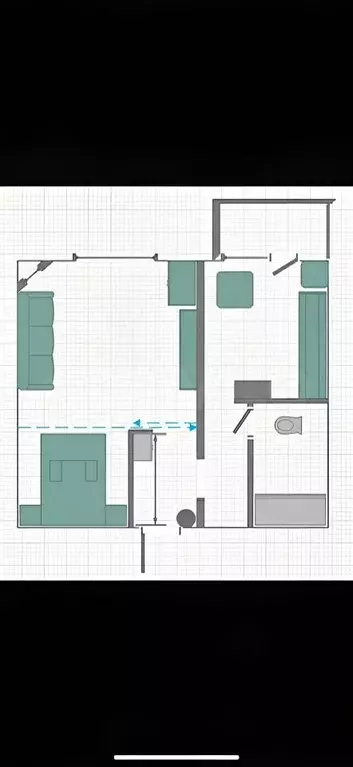 1-к кв. Московская область, Домодедово Центральный мкр, проезд ... - Фото 1