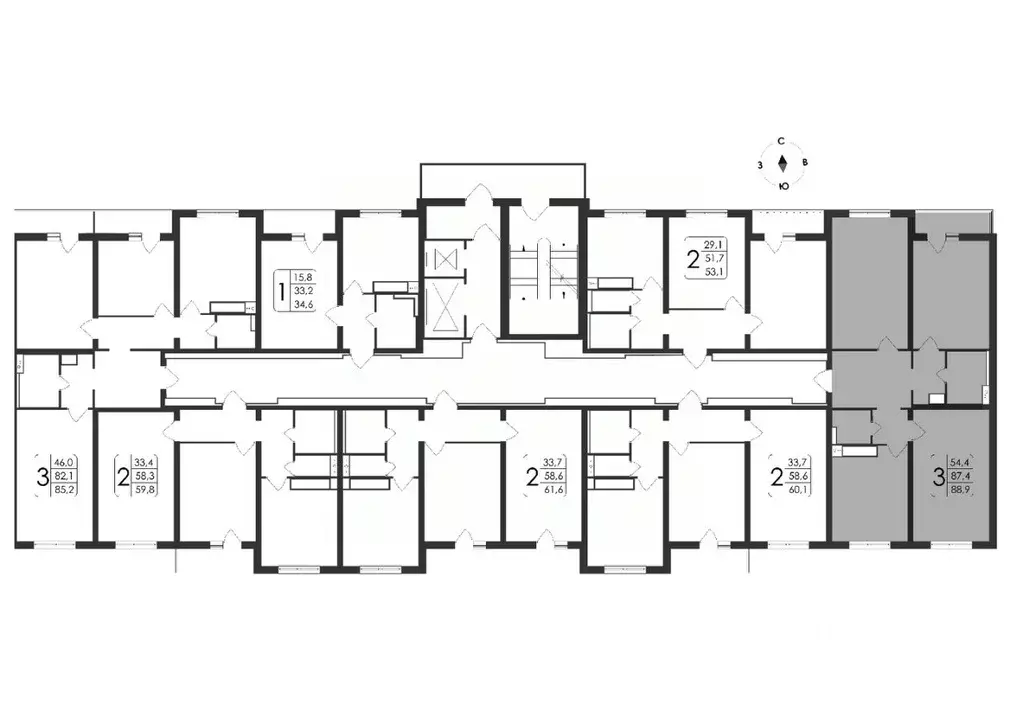 3-к кв. Воронежская область, Воронеж ул. Загоровского, 5/4 (88.9 м) - Фото 1