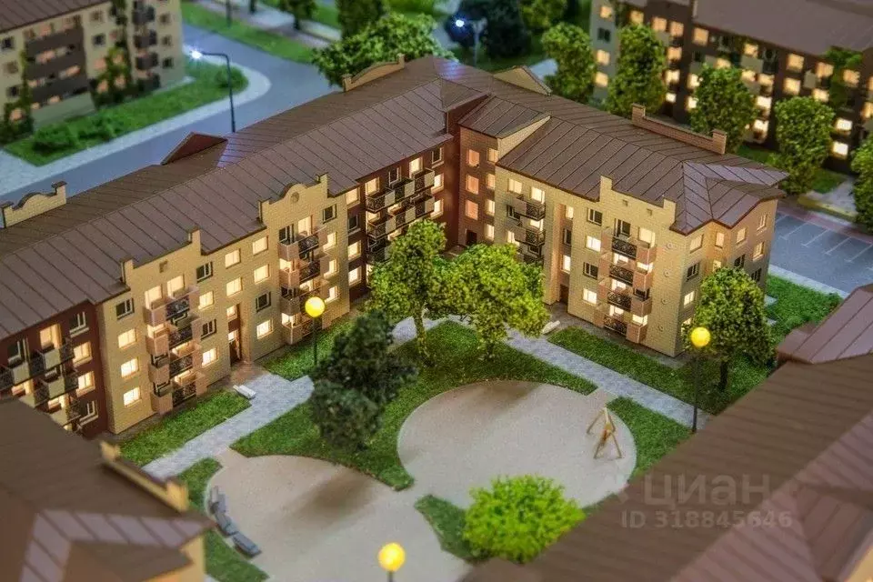 3-к кв. Ленинградская область, Всеволожский район, Романовское с/пос, ... - Фото 1