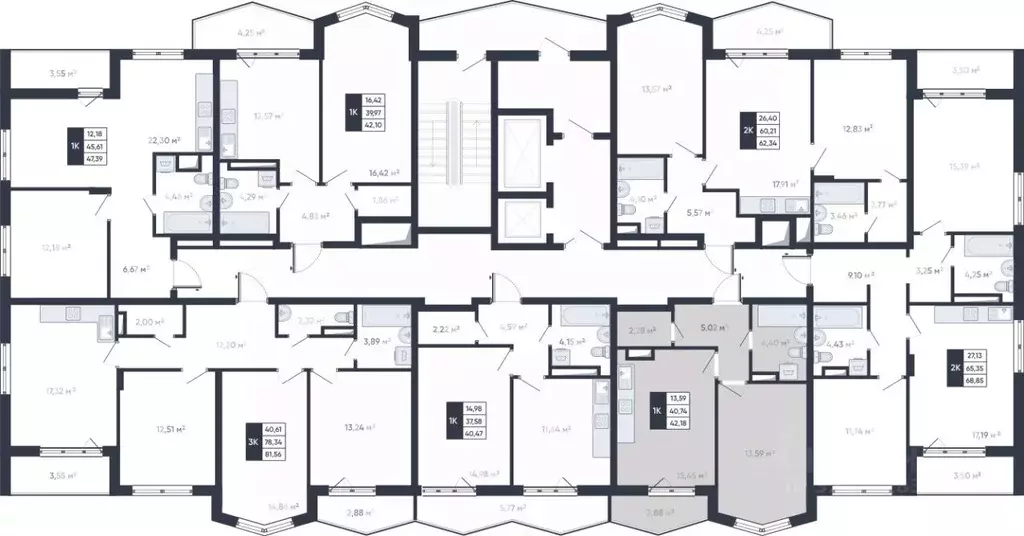 1-к кв. Белгородская область, Старый Оскол Садовые Кварталы мкр,  ... - Фото 2