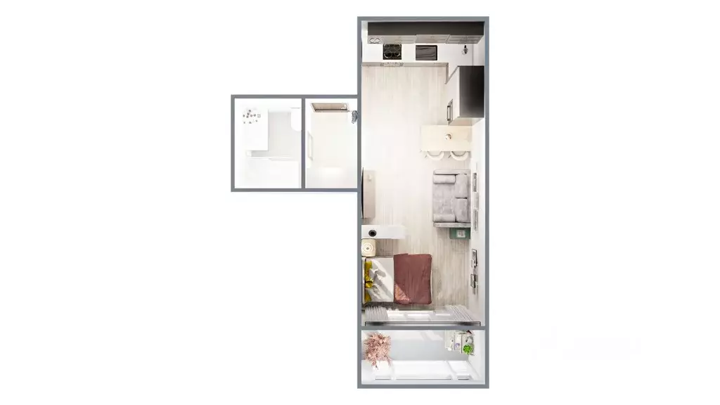 1-к кв. Новосибирская область, Новосибирск Самоцветы жилой комплекс ... - Фото 2