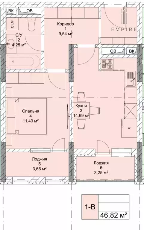 1-комнатная квартира: Грозный, улица Нурсултана Абишевича Назарбаева, ... - Фото 1