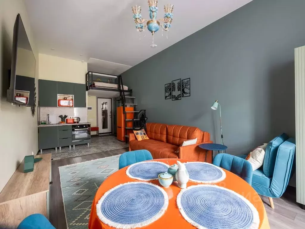 Студия Санкт-Петербург Захарьевская ул., 12 (35.0 м) - Фото 1