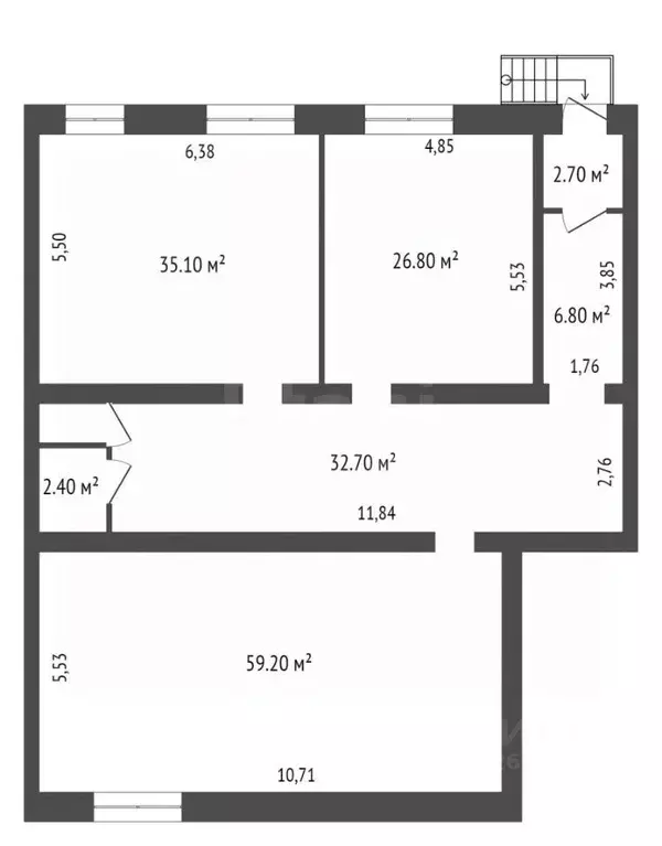 Офис в Новосибирская область, Новосибирск Новогодняя ул., 24/2 (167 м) - Фото 2