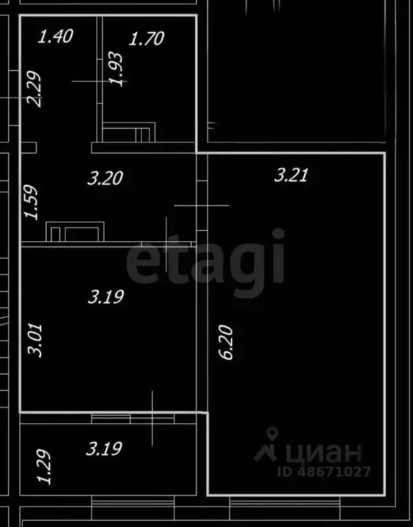 1-к кв. Сахалинская область, Южно-Сахалинск ул. Ленина, 563к5 (46.0 м) - Фото 2