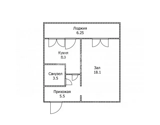 1-к кв. Ульяновская область, Ульяновск Панорамная ул., 77 (35.1 м) - Фото 1