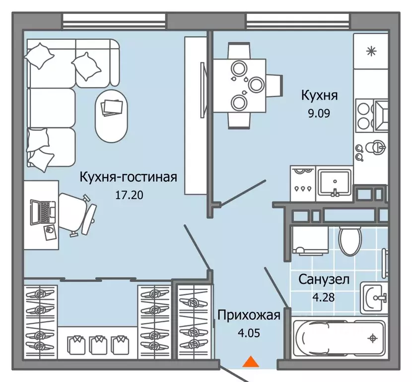 1-к кв. Ульяновская область, Ульяновск Город Новаторов жилой комплекс, ... - Фото 0