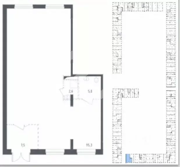 Помещение свободного назначения в Московская область, Мытищи пер. 1-й ... - Фото 2