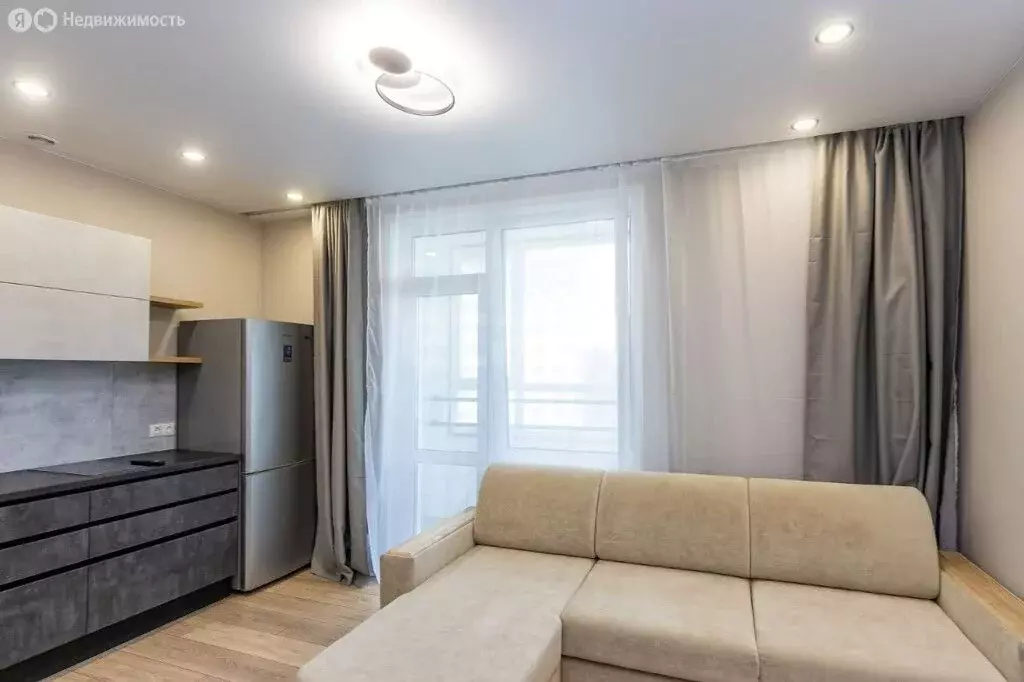 Квартира-студия: деревня Дударева, улица Сергея Джанбровского, 1 (18.8 ... - Фото 2