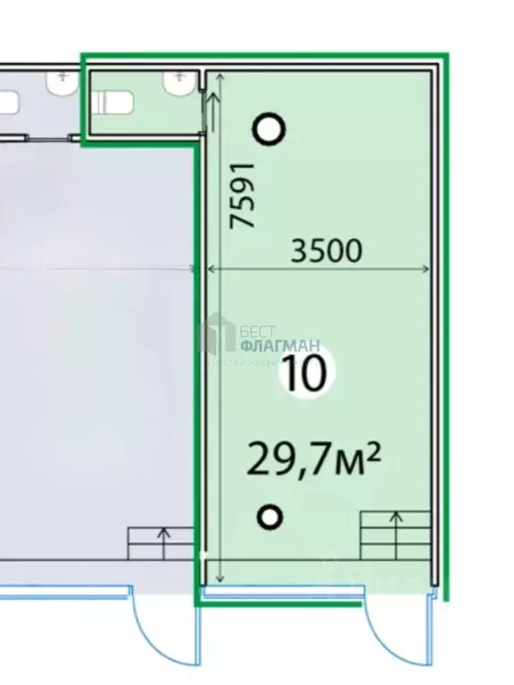 Помещение свободного назначения в Москва ул. Красная Пресня, 12 (30 м) - Фото 2
