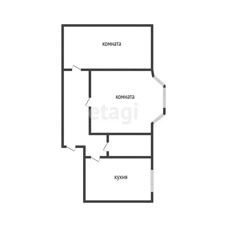 2-комнатная квартира: Краснодар, микрорайон Сады Калинина, Артёмовская ... - Фото 1