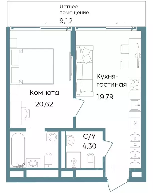 2-к кв. Крым, Саки ул. Морская (53.83 м) - Фото 0