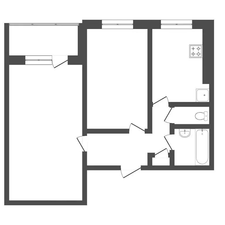 2-комнатная квартира: Пермь, Подлесная улица, 29 (43.8 м) - Фото 0