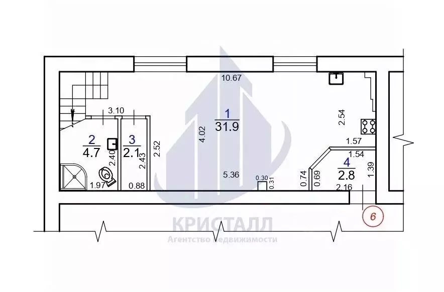 3-к кв. Самарская область, Самара ул. Потапова, 3 (83.1 м) - Фото 2