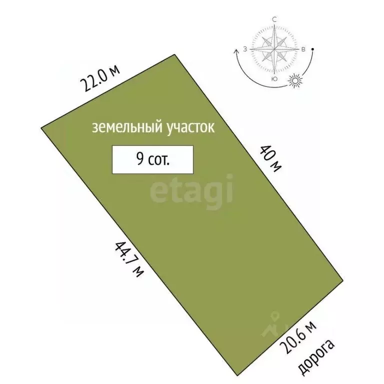 Участок в Крым, Бахчисарайский район, Почтовское с/пос, с. Тополи ул. ... - Фото 2