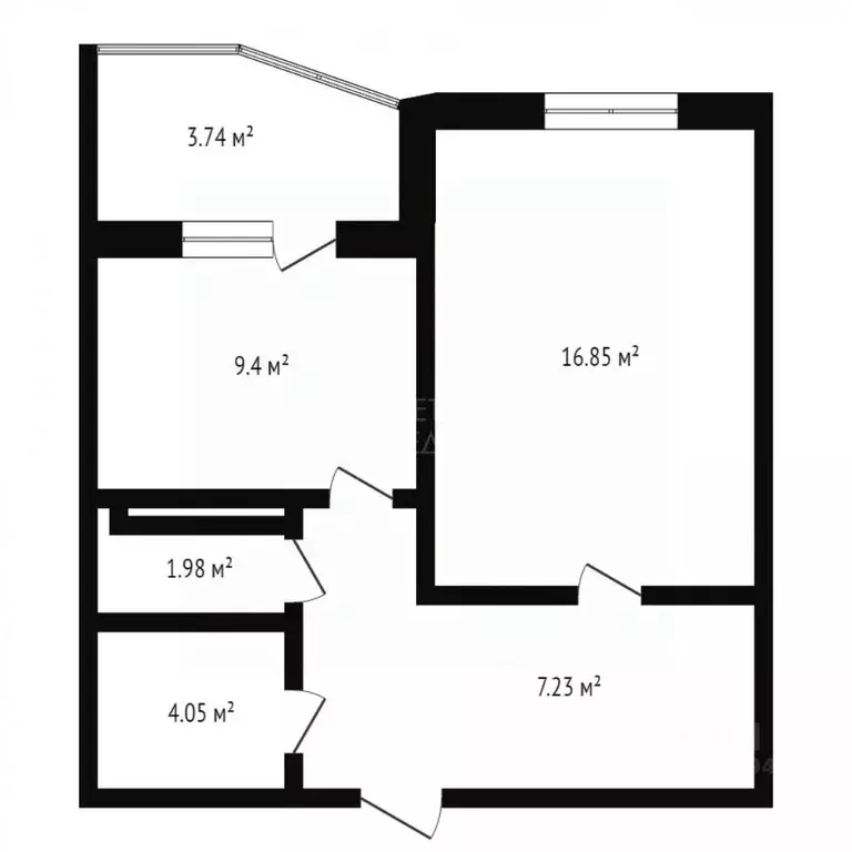 1-к кв. Тюменская область, Тюмень Широтная ул., 190к3 (43.1 м) - Фото 2