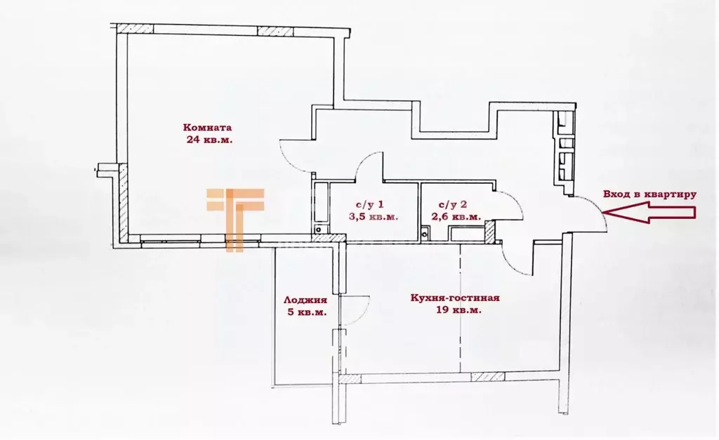 2-к кв. Пермский край, Пермь ул. Шмидта, 56 (61.1 м) - Фото 2