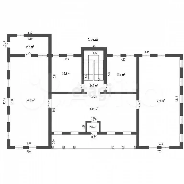 БЦ/клиника/гостиница 1100 м без комиссии - Фото 0