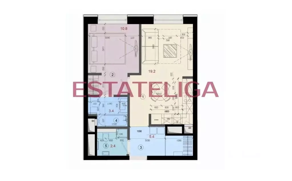 2-к кв. Москва Большая Филевская ул., 4 (45.0 м) - Фото 2