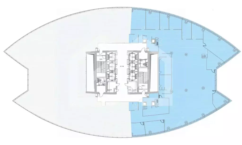 Офис в Москва наб. Пресненская, 10блокС (1014 м) - Фото 2